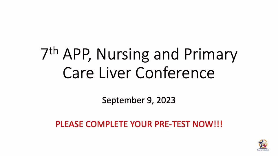 7th APP, Nursing and Primary Care Liver Conference